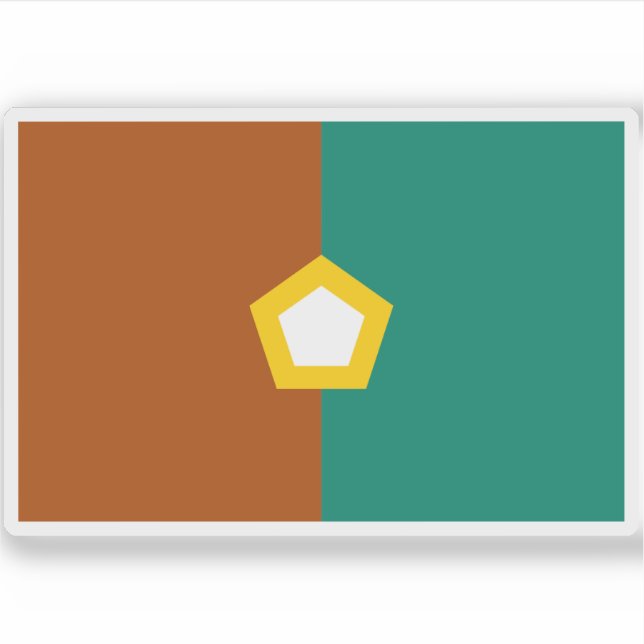 Flagge der Ninilchik-Völker, USA Aufkleber (Vorderseite)