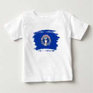 Flagge der Nördlichen Marianen Baby T-shirt