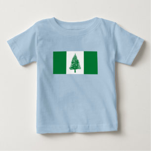 Flagge der Norfolk Baby T-shirt