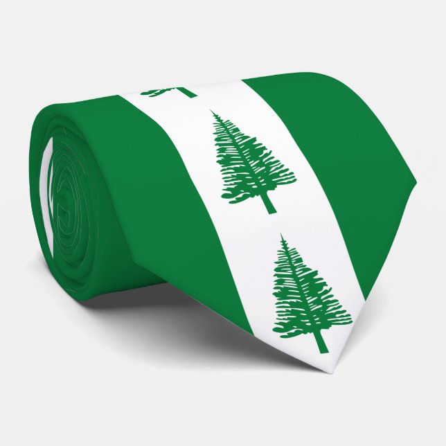 Flagge der Norfolk Krawatte (Gerollt)