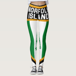 Flagge der Norfolk Leggings