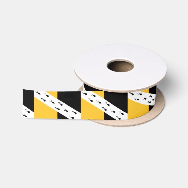 Flagge der Norfolk Satinband (Spule)