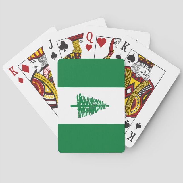 Flagge der Norfolk Spielkarten (Rückseite)