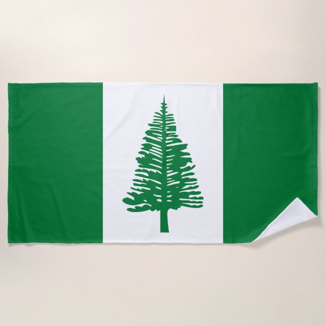 Flagge der Norfolk Strandtuch (Vorderseite)