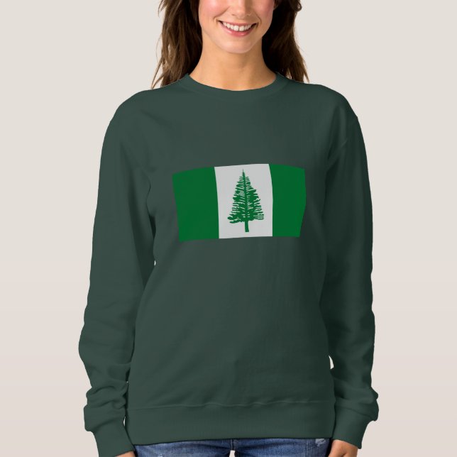 Flagge der Norfolk Sweatshirt (Vorderseite)