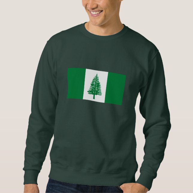 Flagge der Norfolk Sweatshirt (Vorderseite)
