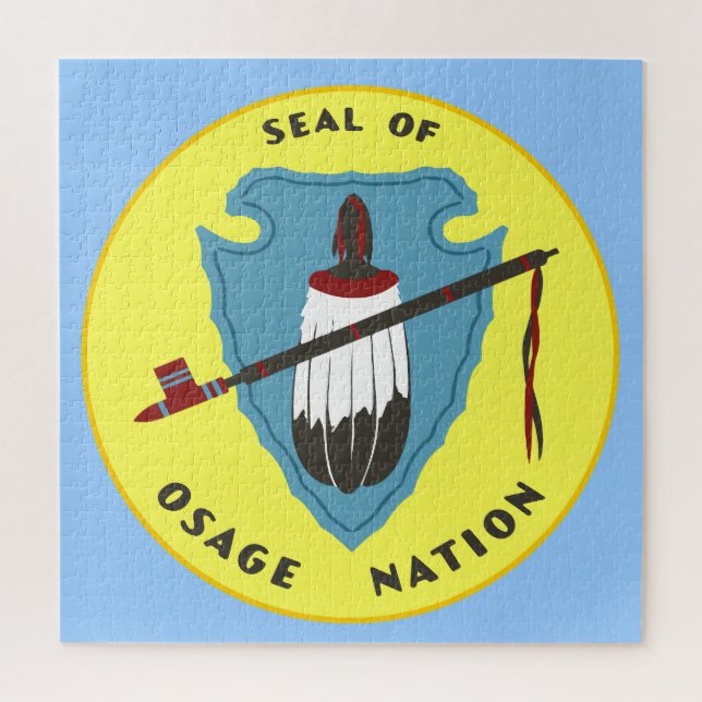 Flagge der Osage Nation  (Vertikal)