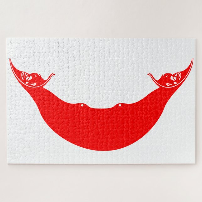 Flagge der Osterinsel (Rapa Nui) (Horizontal)