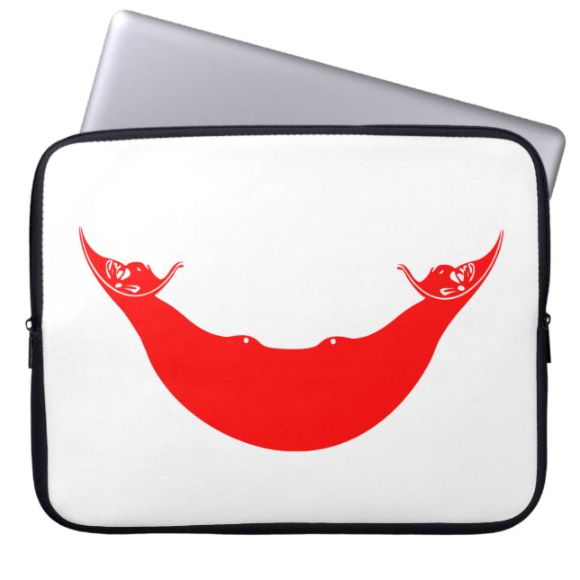 Flagge der Osterinsel (Rapa Nui) Laptopschutzhülle (Vorderseite)