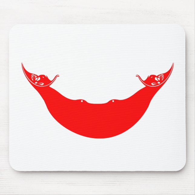 Flagge der Osterinsel (Rapa Nui) Mousepad (Vorne)
