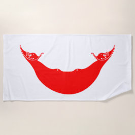Flagge der Osterinsel (Rapa Nui) Strandtuch