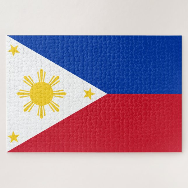 Flagge der Philippinen (Horizontal)