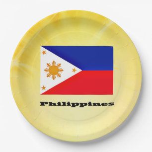 Flagge der Philippinen, Archipel, Pappteller