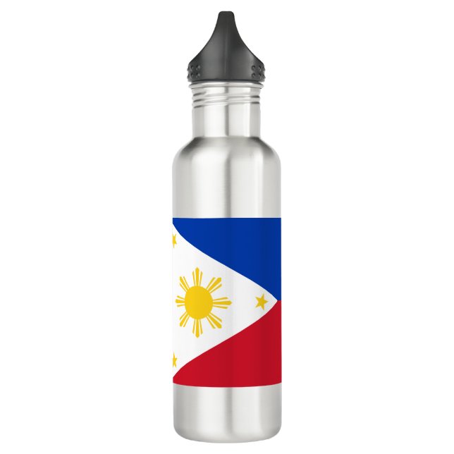 Flagge der Philippinen Edelstahlflasche (Links)