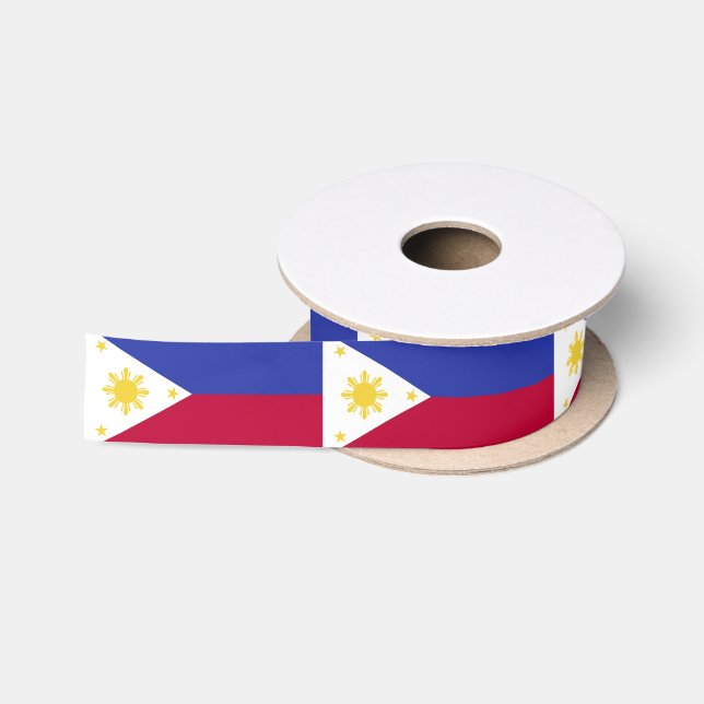 Flagge der Philippinen Satinband (Spule)