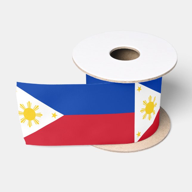Flagge der Philippinen Satinband (Spule)