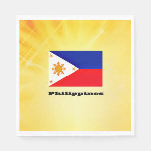 Flagge der Philippinen Serviette