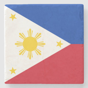 Flagge der Philippinen Steinuntersetzer