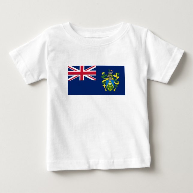 Flagge der Pitcairn-Inseln Baby T-shirt (Vorderseite)
