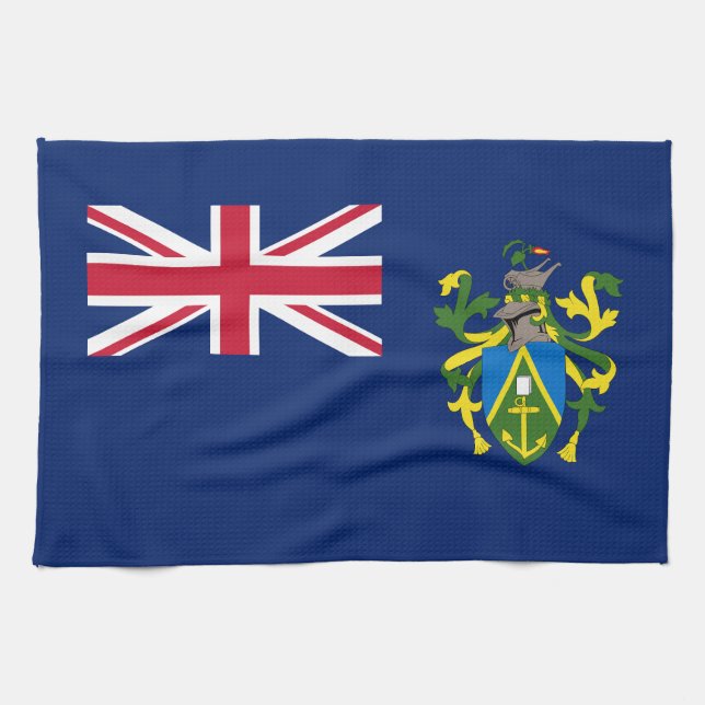 Flagge der Pitcairn-Inseln Geschirrtuch (Horizontal)