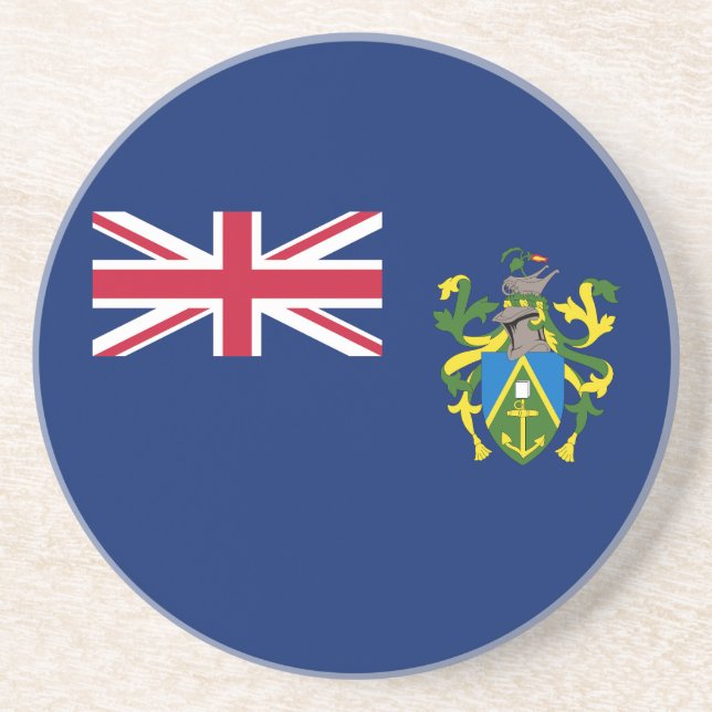 Flagge der Pitcairn-Inseln Getränkeuntersetzer (Vorne)