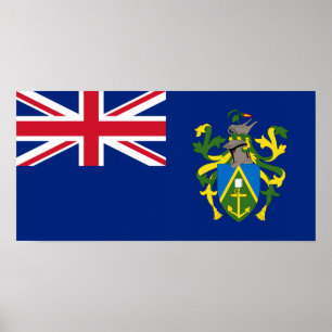 Flagge der Pitcairn-Inseln Poster