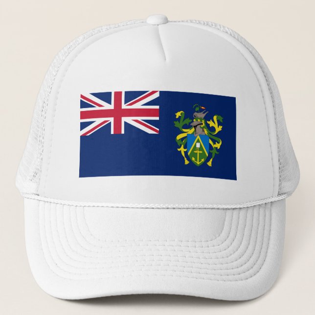 Flagge der Pitcairn-Inseln Truckerkappe (Vorderseite)