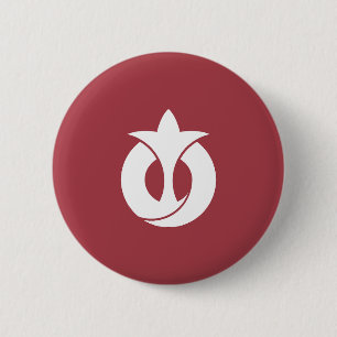 Flagge der Präfektur Aichi, Japan Button