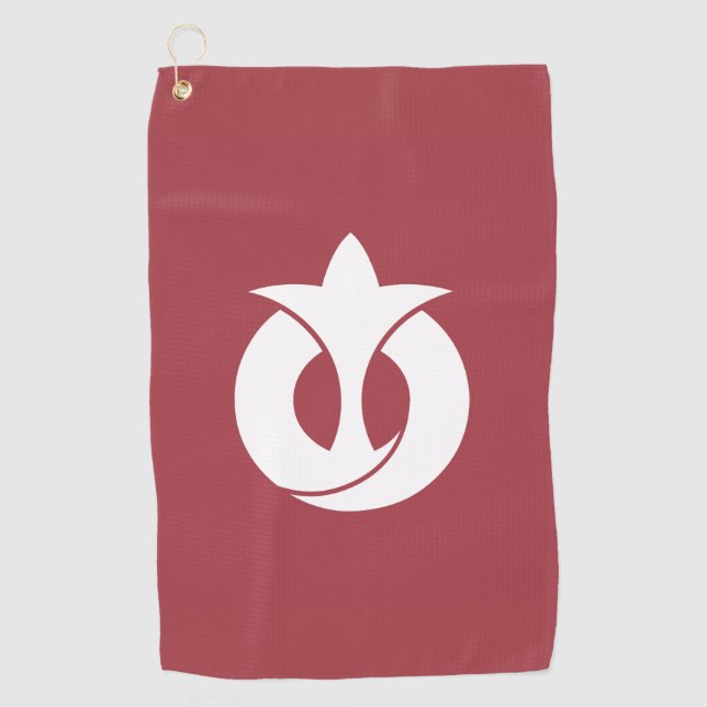 Flagge der Präfektur Aichi, Japan Golfhandtuch (Vorderseite)