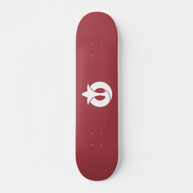 Flagge der Präfektur Aichi, Japan Skateboard (Vorne)