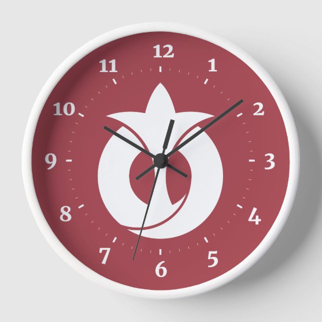 Flagge der Präfektur Aichi, Japan Uhr (Vorderseite)
