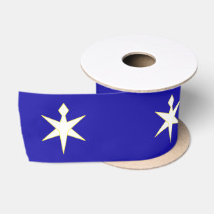 Flagge der Präfektur Chiba, Japan Satinband