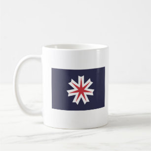 Flagge der Präfektur Hokkaido, Japan Kaffeetasse