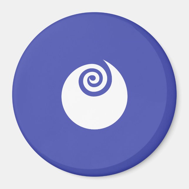 Flagge der Präfektur Ibaraki, Japan Magnet (Vorne)