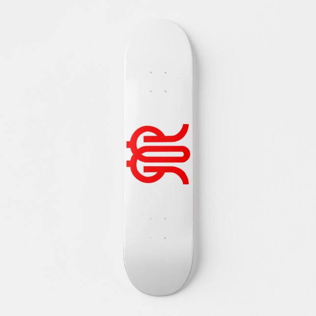 Flagge der Präfektur Kanagawa, Japan Skateboard (Vorne)
