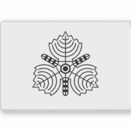 Flagge der Präfektur Karafuto Aufkleber