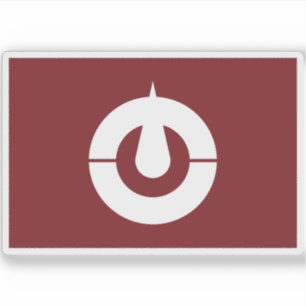 Flagge der Präfektur Kōchi, Japan Aufkleber