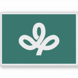 Flagge der Präfektur Miyagi, Japan Aufkleber