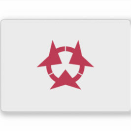 Flagge der Präfektur Oita (Ōita), Japan Aufkleber