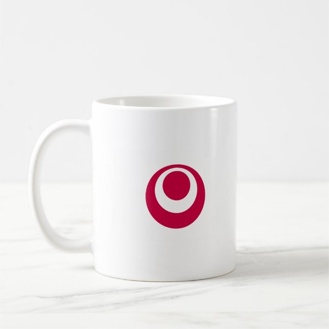 Flagge der Präfektur Okinawa, Japan Kaffeetasse (Links)