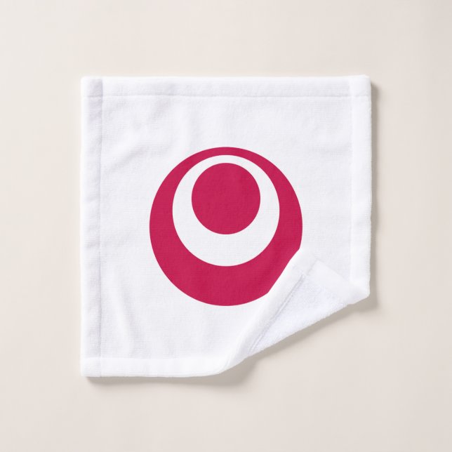 Flagge der Präfektur Okinawa, Japan Waschlappen (Waschlappen)