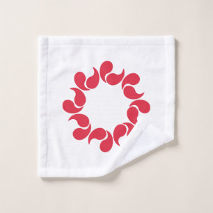 Flagge der Präfektur Saitama, Japan Waschlappen
