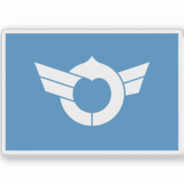 Flagge der Präfektur Shiga, Japan Aufkleber