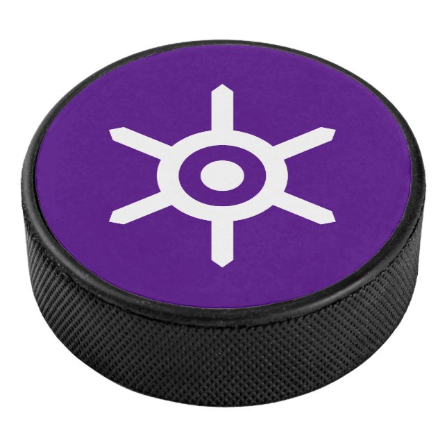 Flagge der Präfektur Tokio, Japan Hockey Puck (3/4)