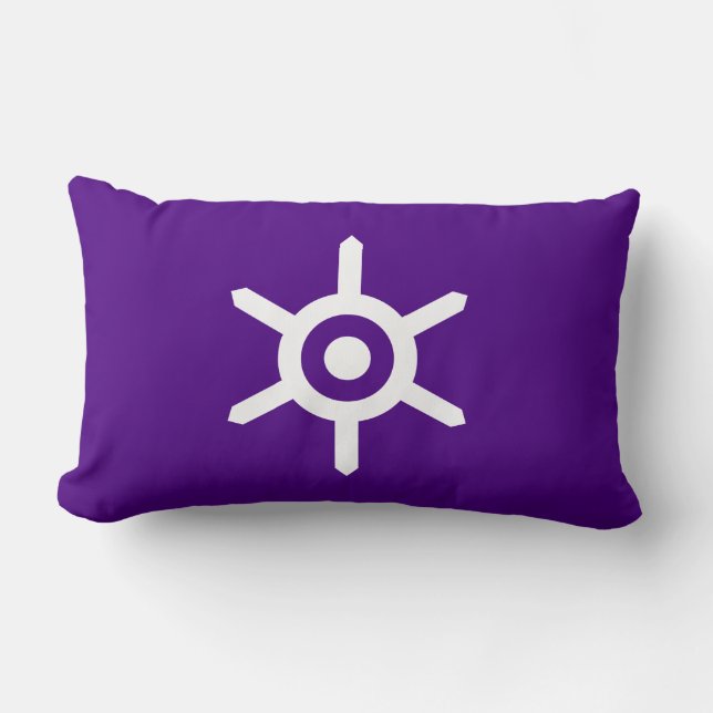 Flagge der Präfektur Tokio, Japan Lumbar Pillow Lendenkissen (Vorderseite)