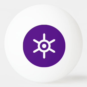 Flagge der Präfektur Tokio, Japan Ping Pong Ball Tischtennisball