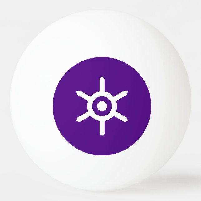 Flagge der Präfektur Tokio, Japan Ping Pong Ball Tischtennisball (Vorderseite)