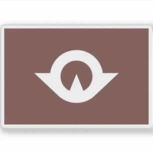 Flagge der Präfektur Yamaguchi, Japan Aufkleber