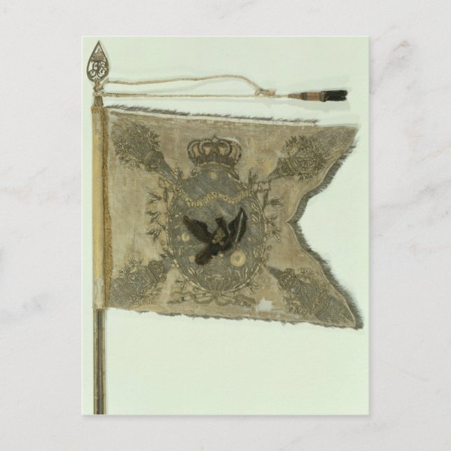 Flagge der preußischen Infanterie unter Frederick Postkarte (Vorderseite)