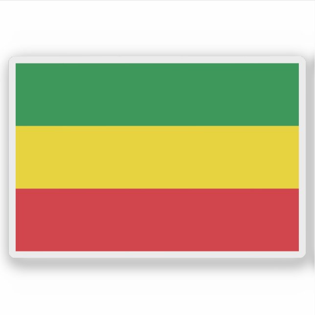 Flagge der Provinz Carchi, Ecuador Aufkleber (Vorderseite)